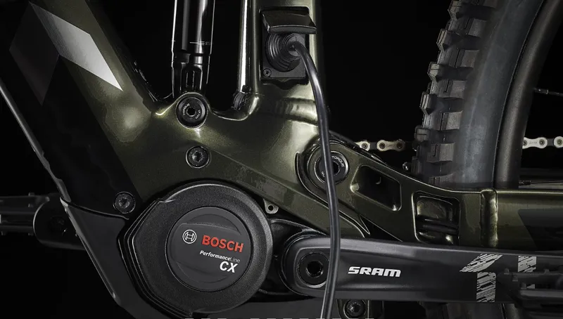 Trek Rail 9 GX Olive/Trek Black Electric Mountain Bike-2